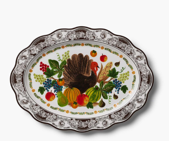 Harvest Large Porcelain Serving Platter