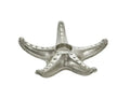 Metal 9" Starfish Tealight Holder, Silver
