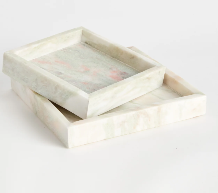 Johanna Square Marble Tray Small