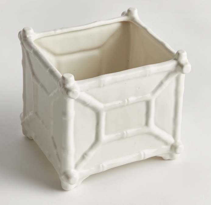 Chinoiserie Cachepot Square Small