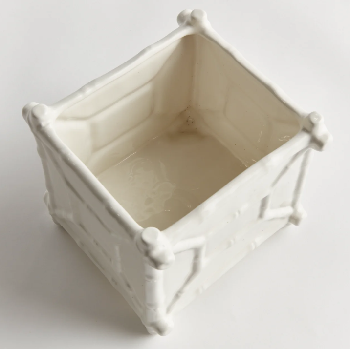Chinoiserie Cachepot Square Small
