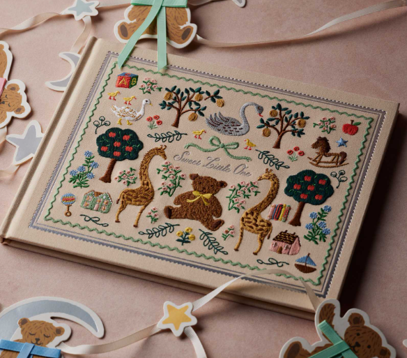 Embroidered Baby Book