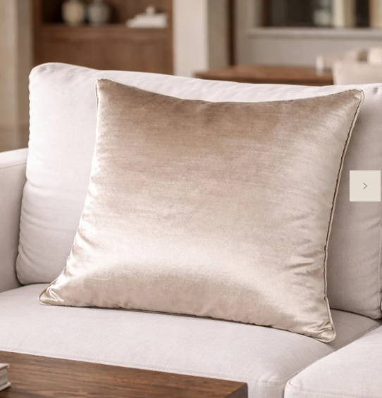 Castle Hill Zain Solid Taupe Pillow