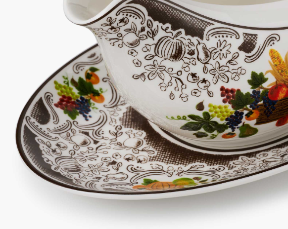 Harvest Porcelain Gravy Boat