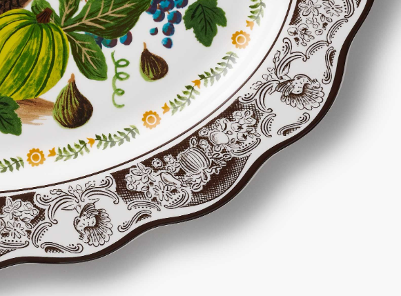 Harvest Large Porcelain Serving Platter