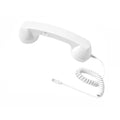 White Retro Telephone Handset for iPhone
