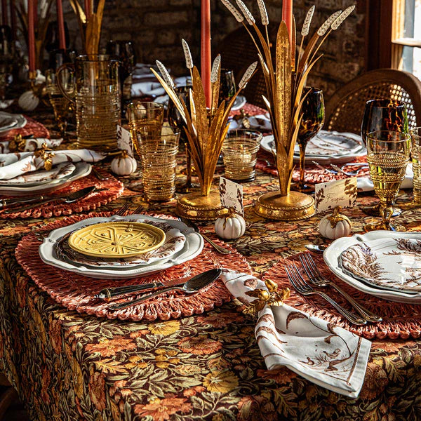 Willa 60x120 Tablecloth - Amber