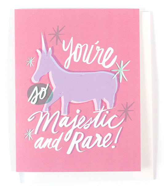 Majestic and Rare Greeting Card