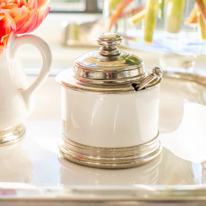 Tuscan Covered Bowl with Spoon