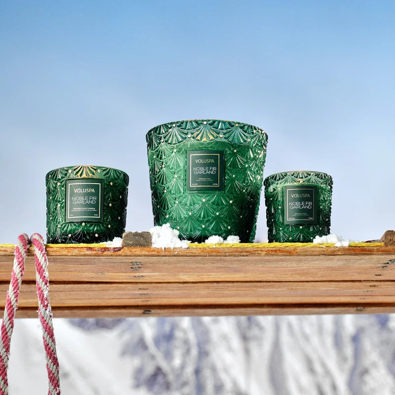 Noble Fir Garland Luxe Classic Candle