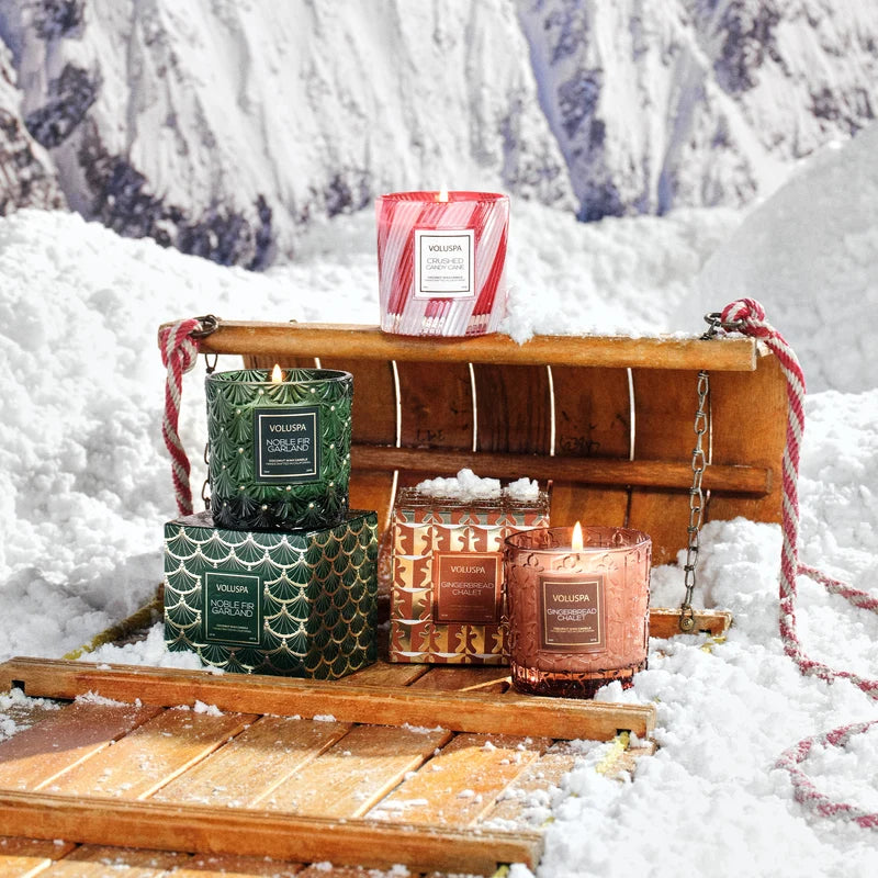 Crushed Candy Cane Luxe Classic Candle