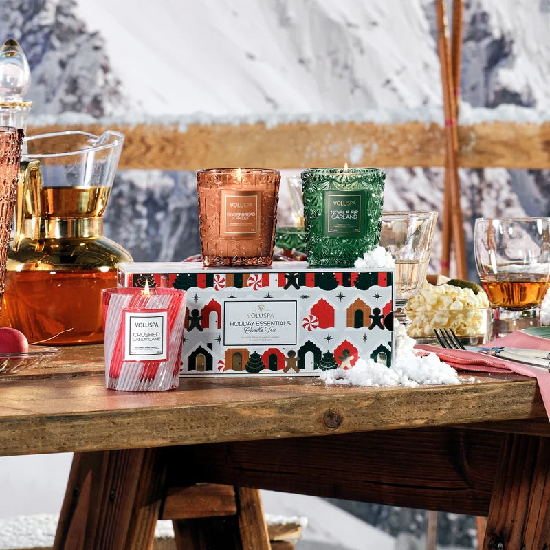Holiday Village Candle Trio Assorted Gift Set