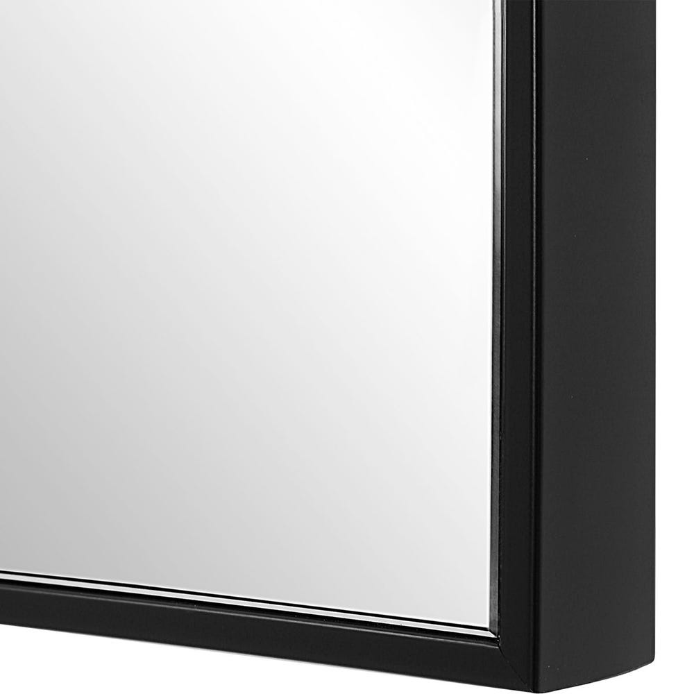 Black Rectangle Mirror