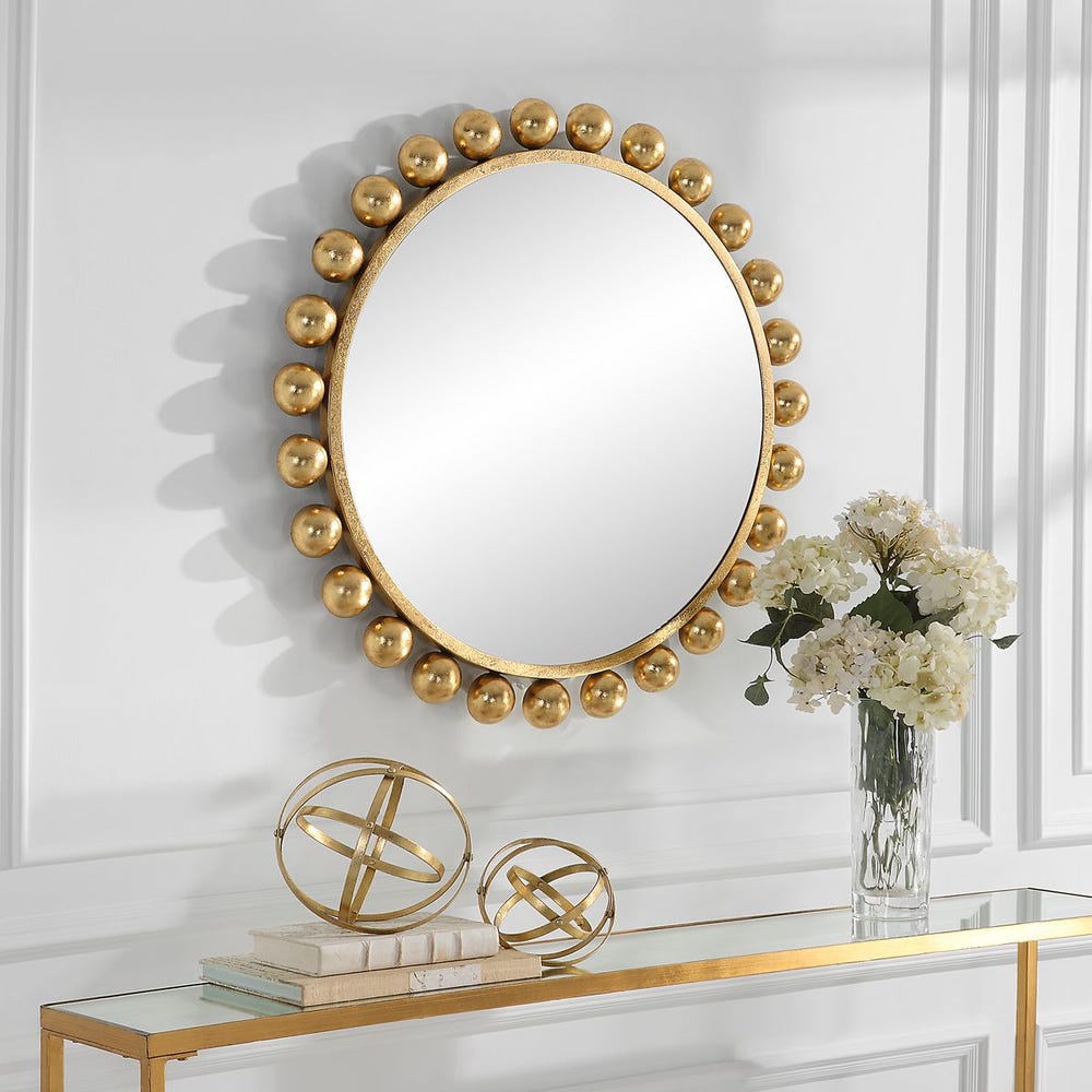 Gold Ball Mirror