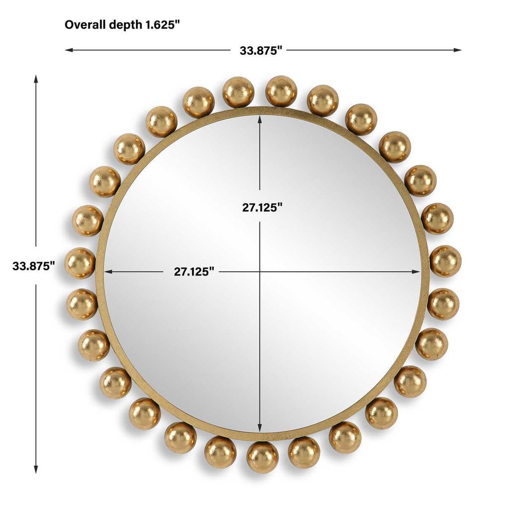 Gold Ball Mirror