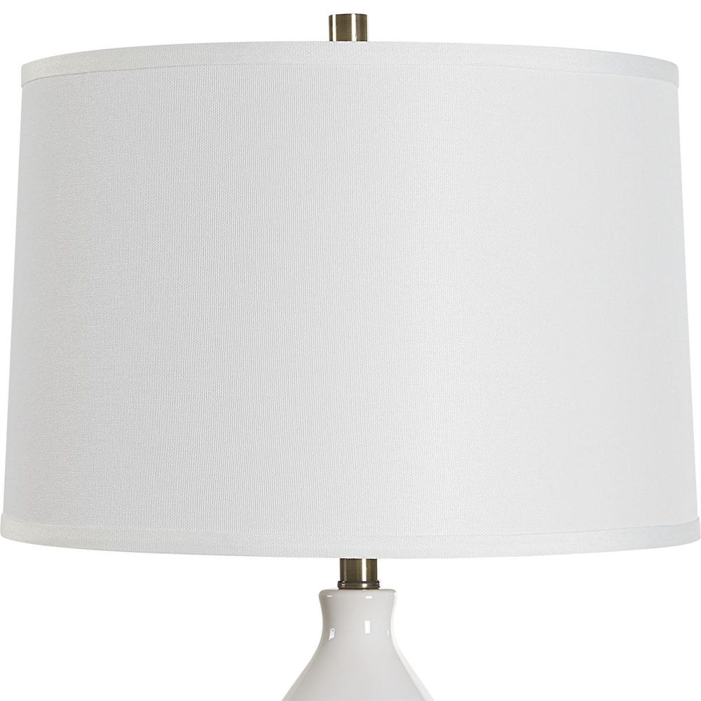White Bubble Table Lamp