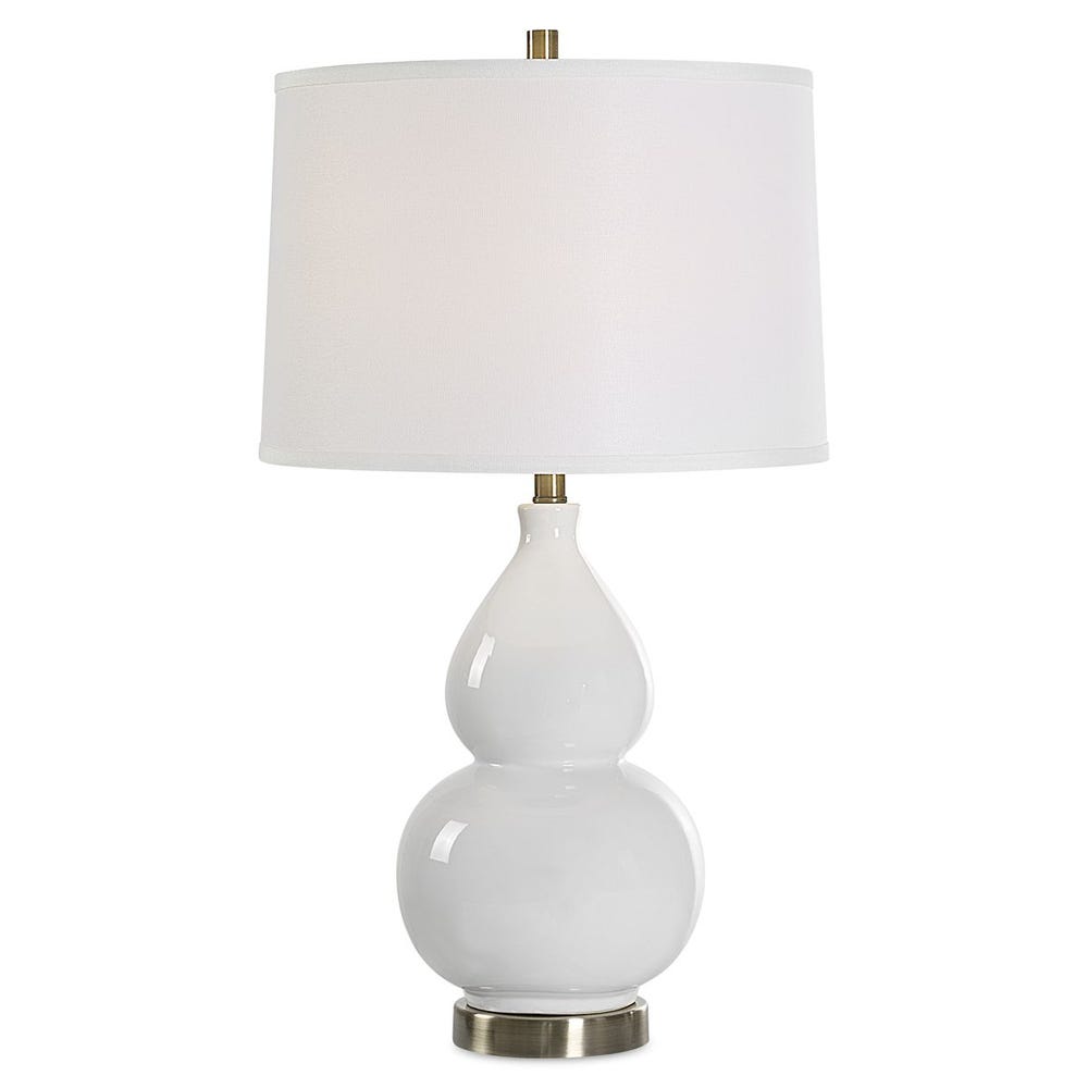White Bubble Table Lamp