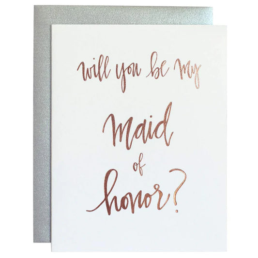 Will You Be My Maid of Honor Card