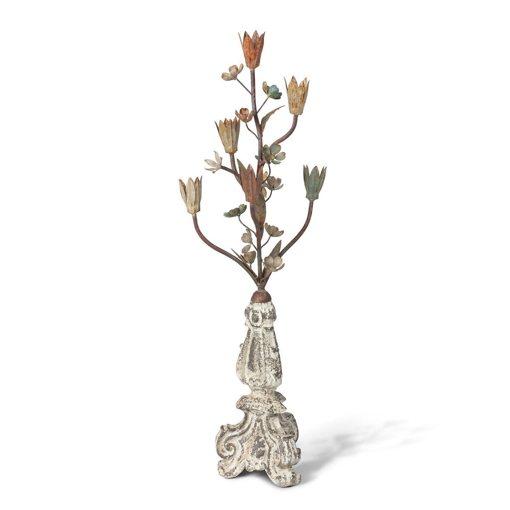 Iron Candle Holder, 32.48"H