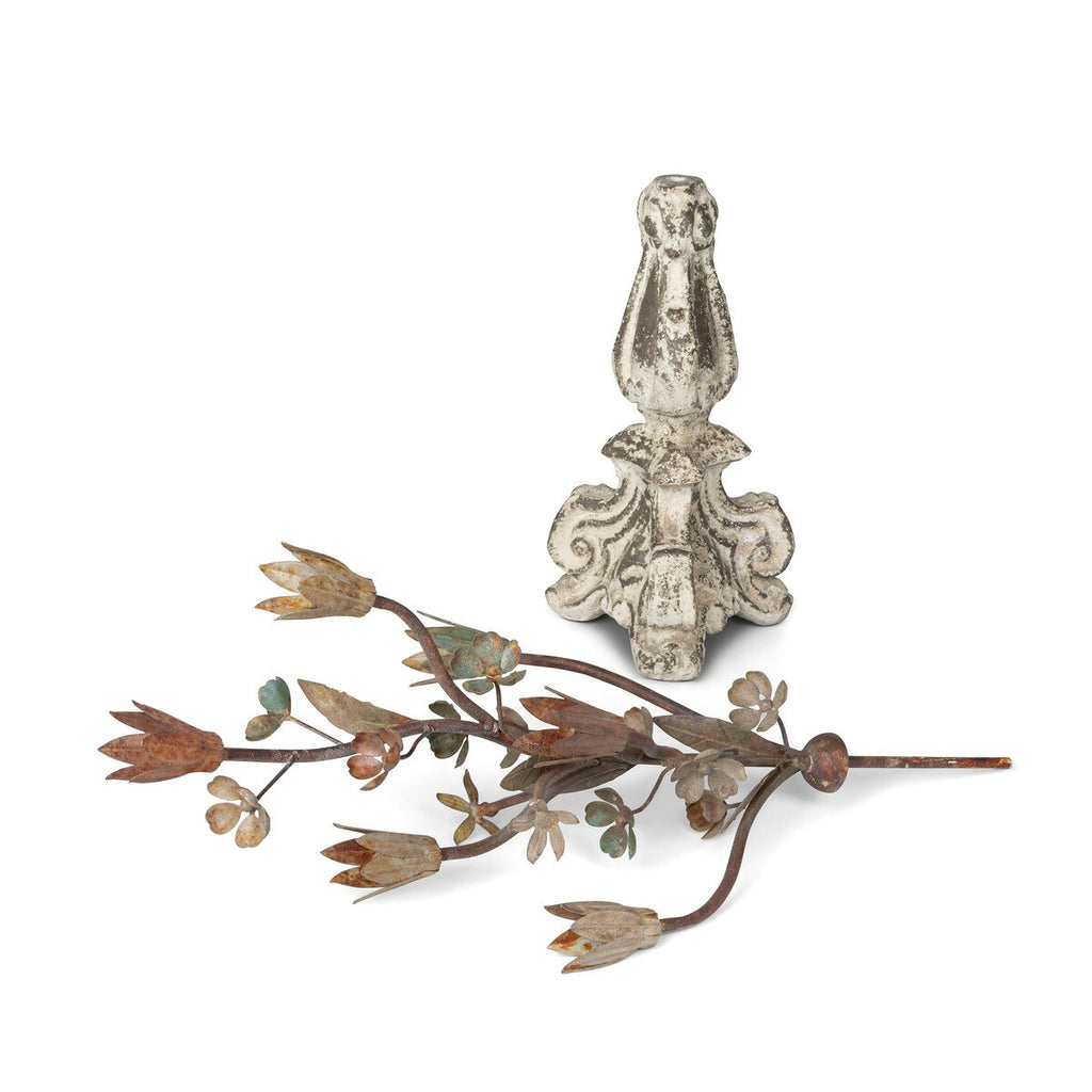 Iron Candle Holder, 32.48"H