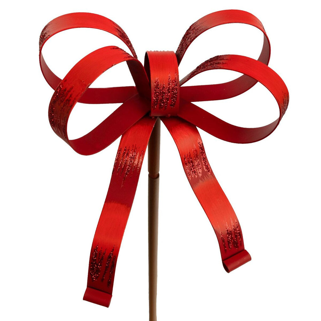 Red Bow Finial