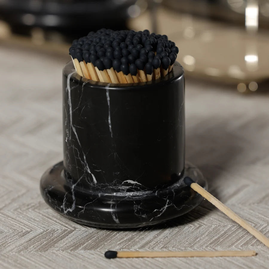 Black Marquina Marble Marbella Light My Fire Matches - 150 Pack