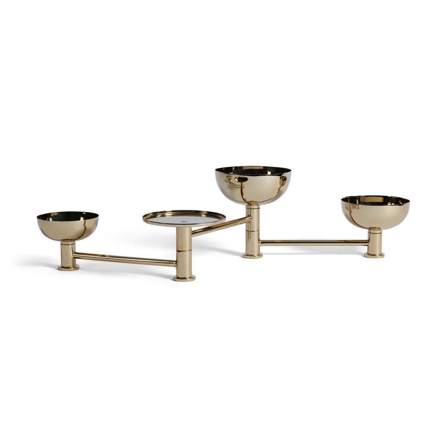Swivel Condiment Set - Polished Gold