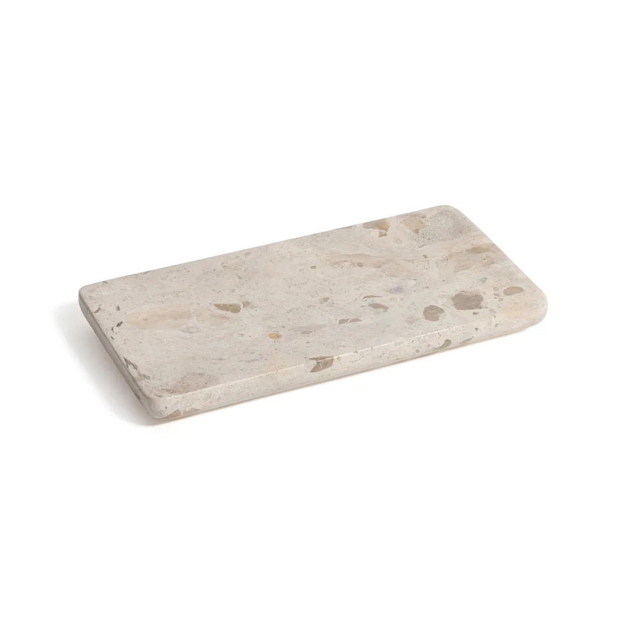 Crema Fossil Marble Vanity Tray