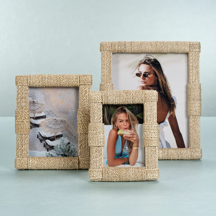 Abaca Rope Photo Frame - 5x7