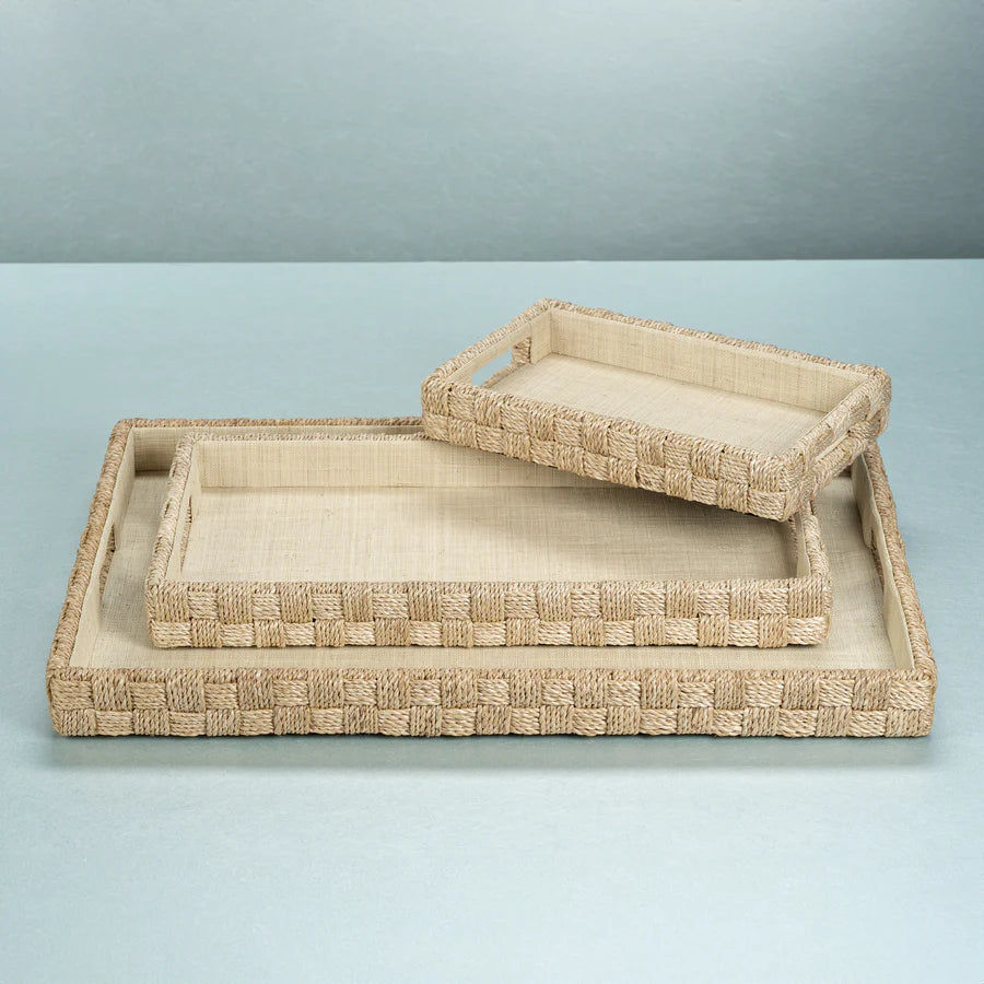 Abaca Rope Serving Tray - Large
