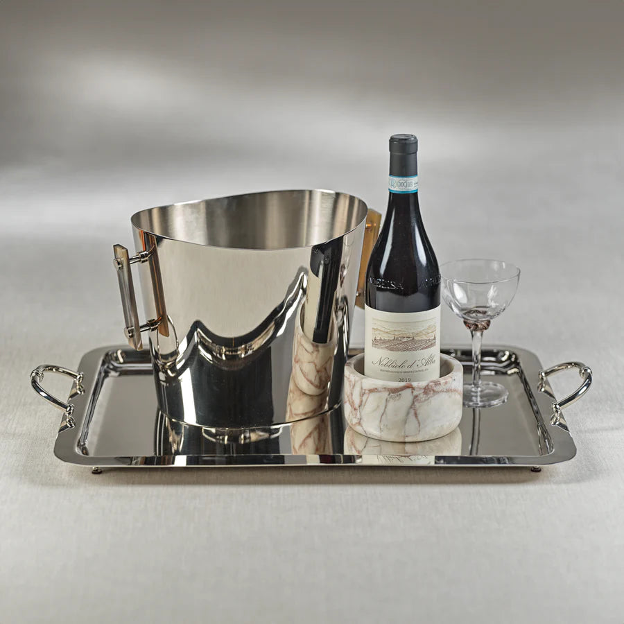 Rosso Verona Matte Marble Bowl / Wine Coaster