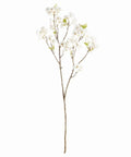 White Double Cherry Blossom Branch 46" ST/2