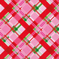 Pink Plaid Christmas Paper Lunch Napkins 20/pack