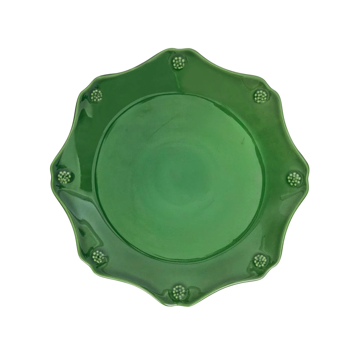Scalloped Dessert/Salad Plate - Basil