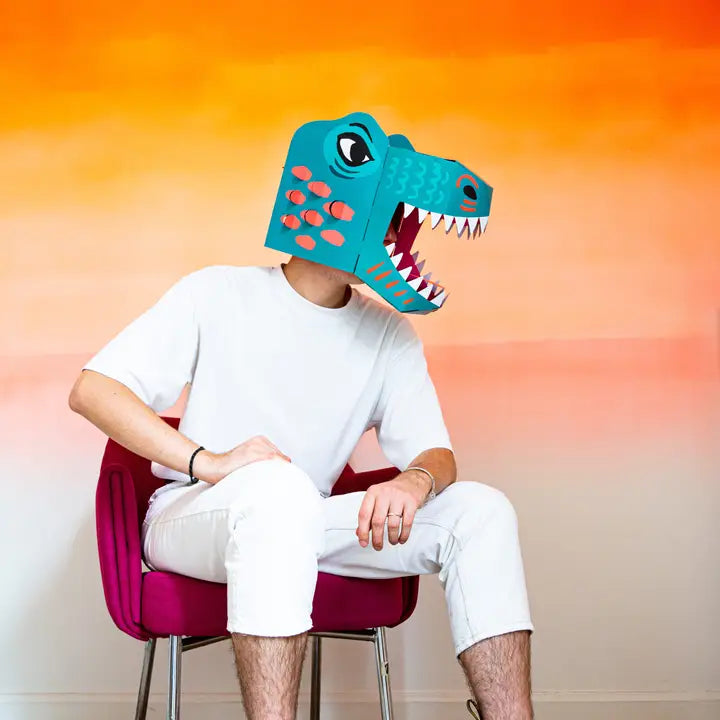3D Kid and Adult Dinosaur Mask