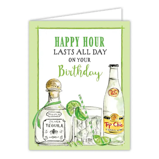 On Your Birthday Happy Hour Ranch Water Greeting Card