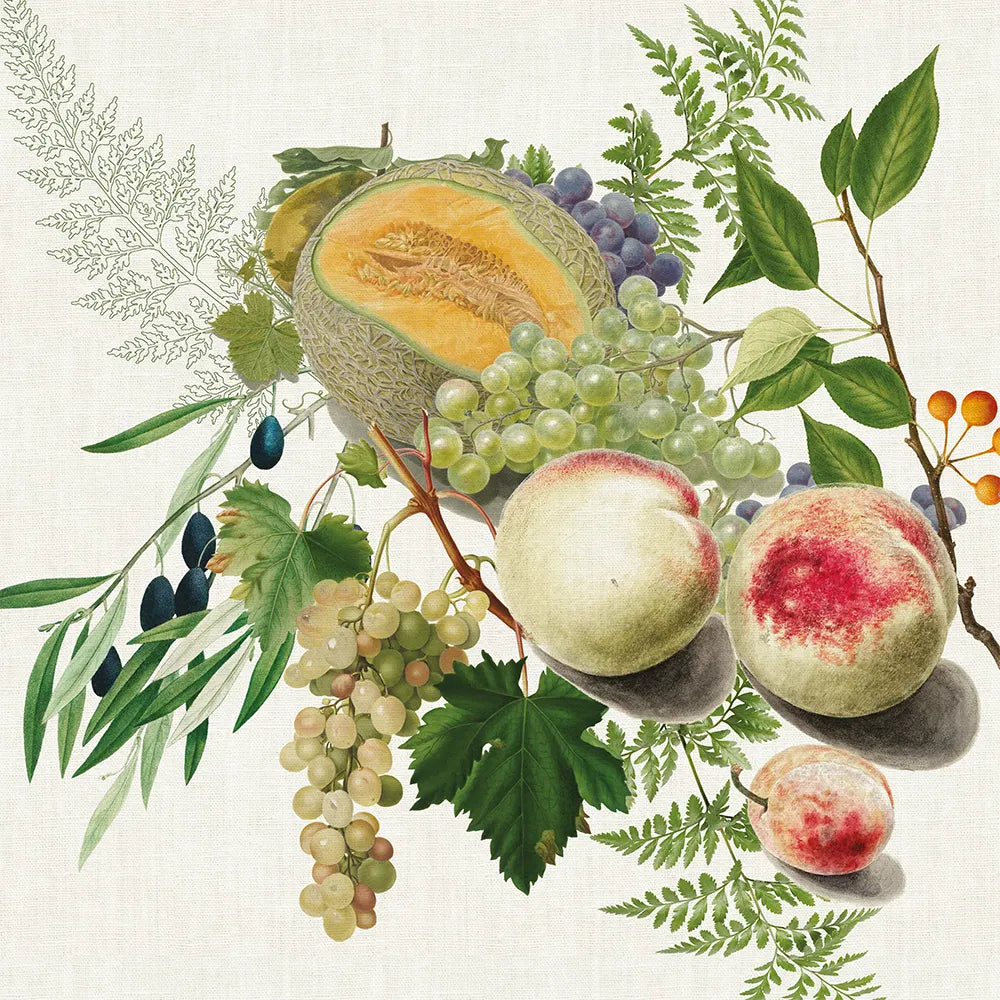 Abondance D'Automne Naturel Napkin, Cotton-Linen Blend