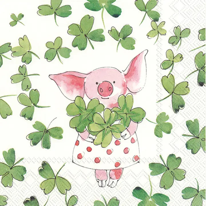 Piggy Luck Paper Cocktail Napkins 20ct