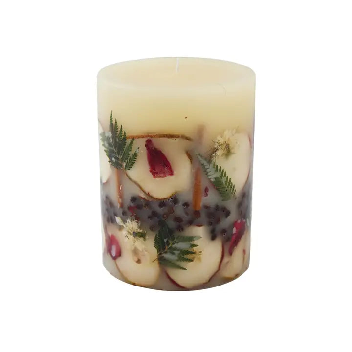 Spicy Apple Medium Round Botanical Candle