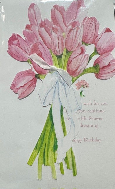 Tulip Birthday Card