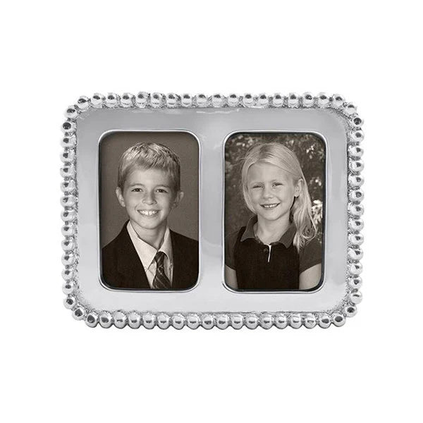 Beaded 2x3 Double Frame