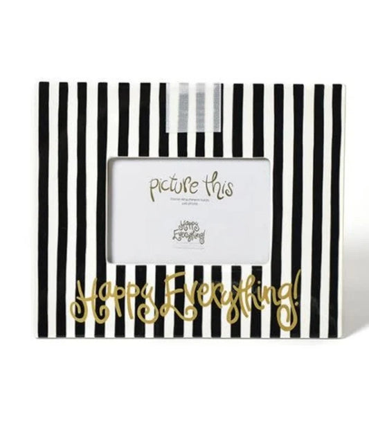 Black Stripe Mini Happy Everything! Frame