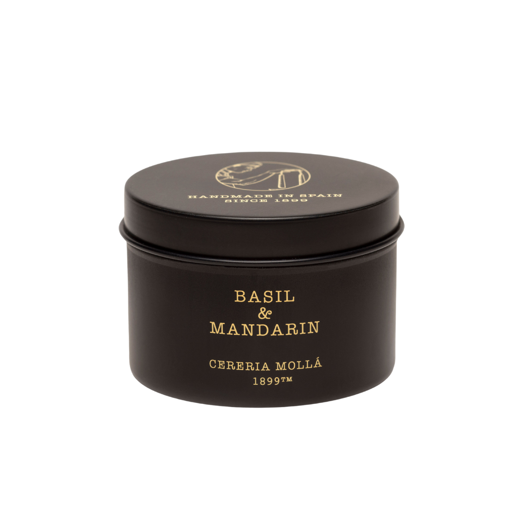 Basil & Mandarin Travel Tin Candle