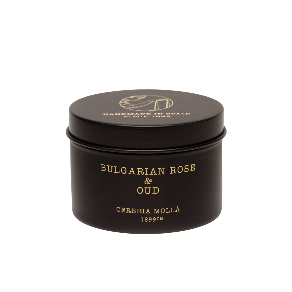 Bulgarian Rose & Oud Travel Tin Candle