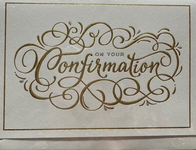 On Your Confirmation Card