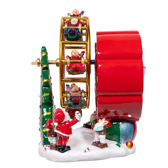 Wind-Up Musical Ferris Wheel Table Piece