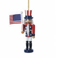 American Flag Nutcracker Ornament 5"