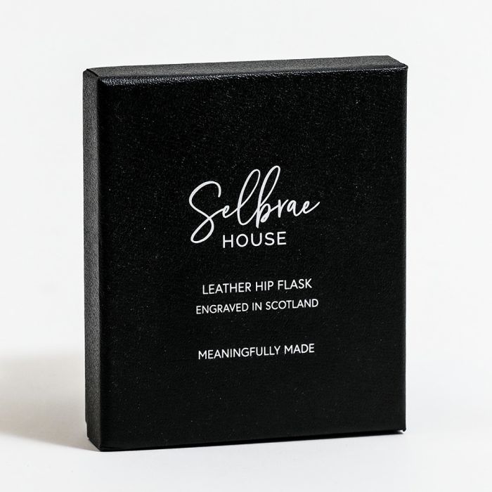 Leather Hip Flask - Yacht