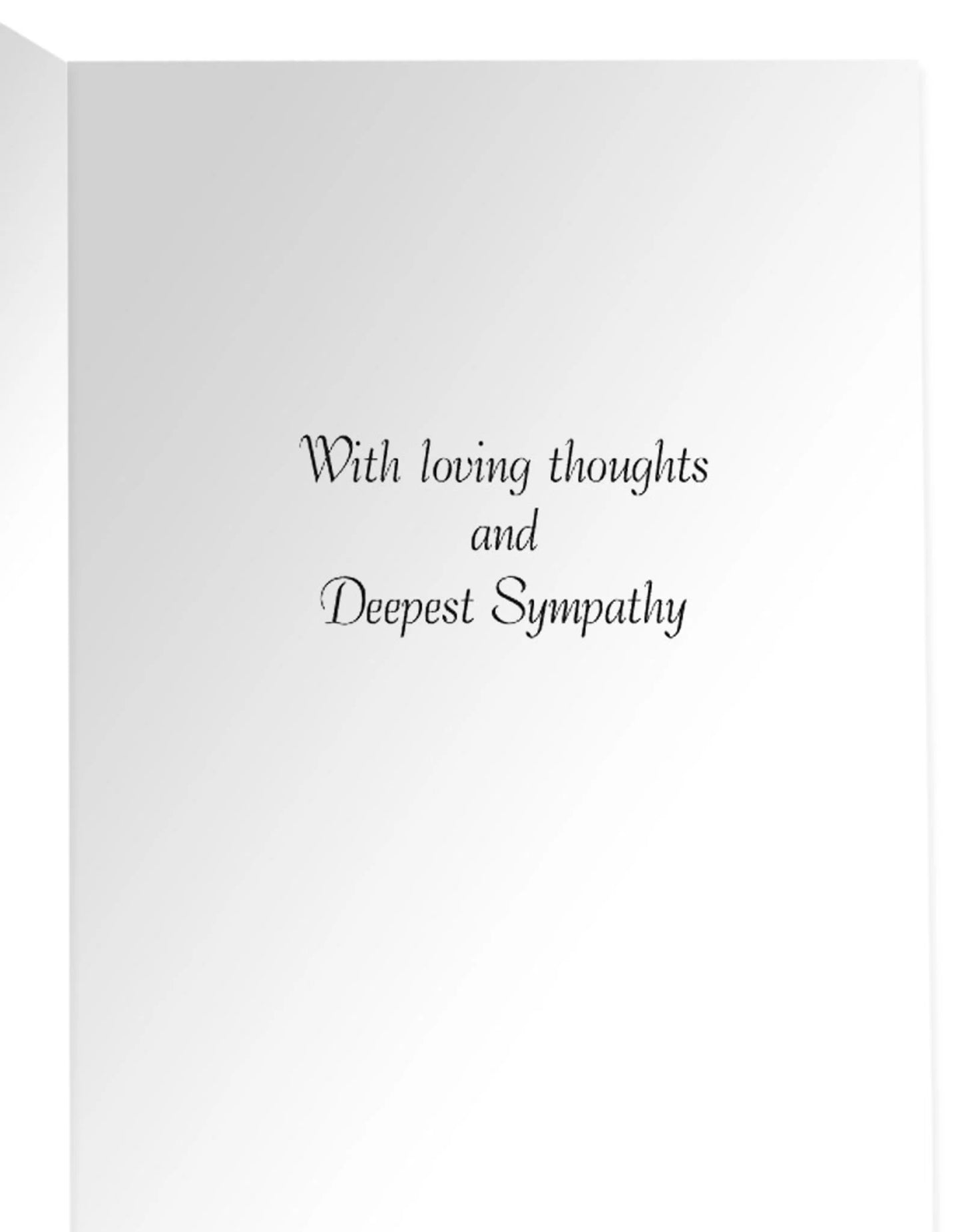 Purple Hydrangea Sympathy Card