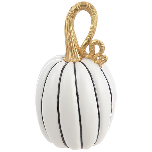 Pumpkin White Black 13"